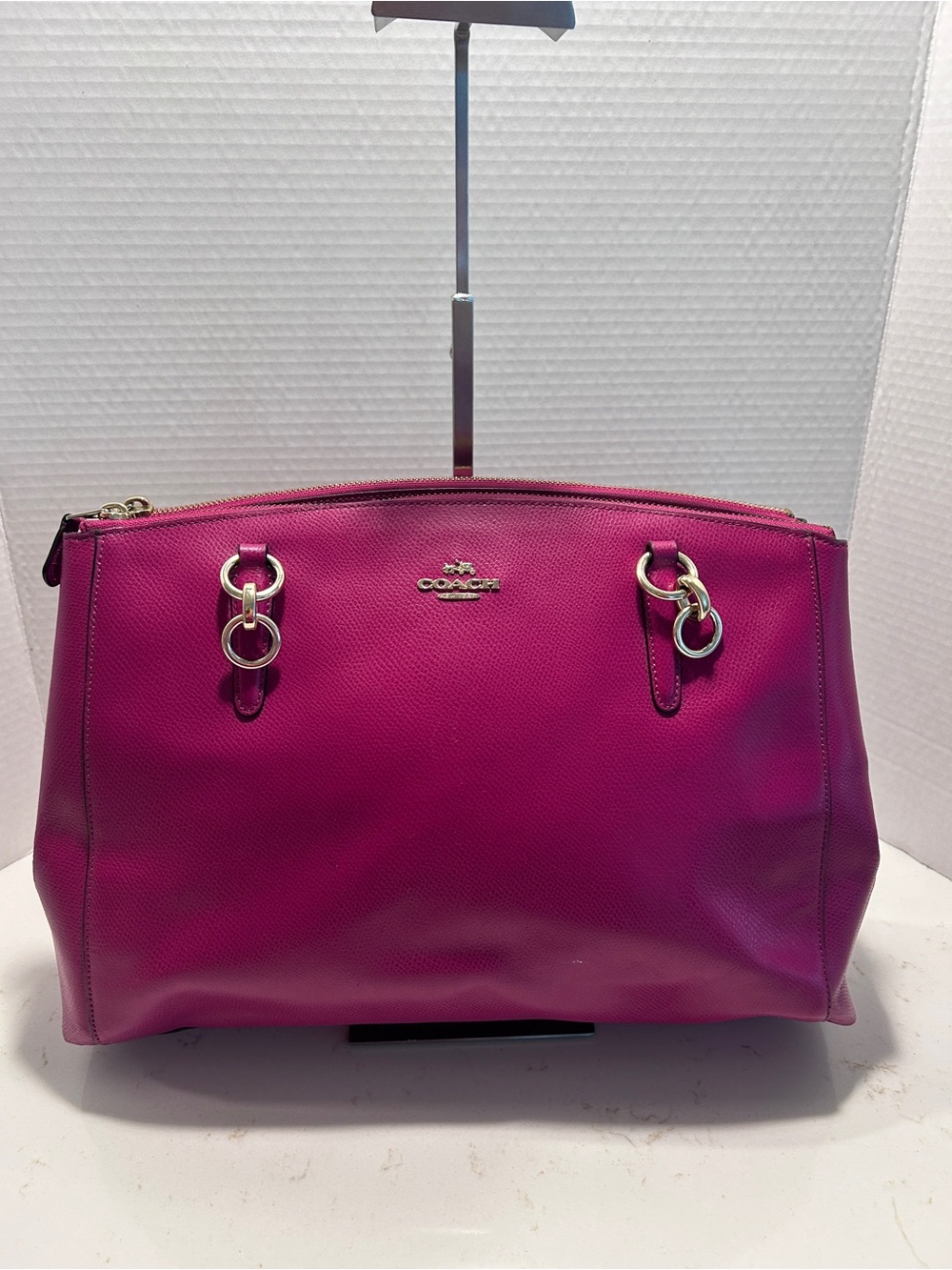 Coach Pink Leather Tote